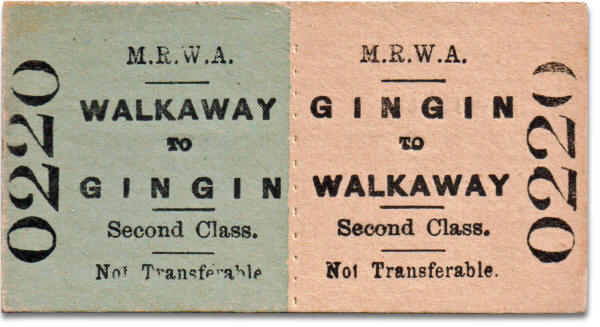 MRWA ticket Walkaway to Gingin