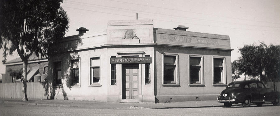 Rural and Industries Bank in Carnamah in 1947