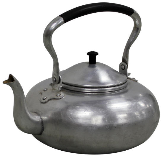 1960s Metal Stovetop Kettle