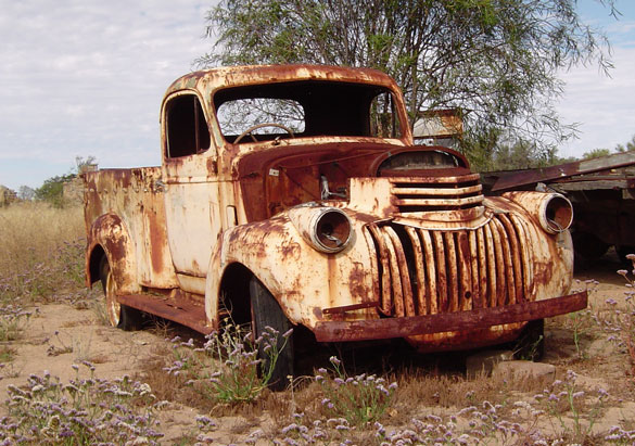 Rusting Vehicle at the Macpherson Homestead in Carnamah