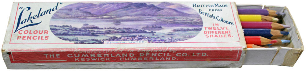 Lakeland Colour Pencils by the Cumberland Pencil Co Ltd of Keswick, Cumberland