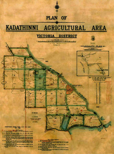 Plan of the Kadathinni Agricultural Area