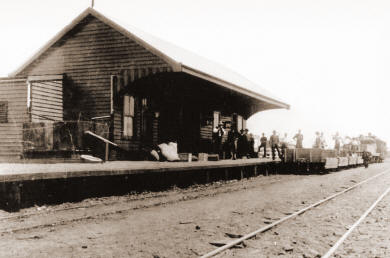 Three Springs Railway Station in 1917