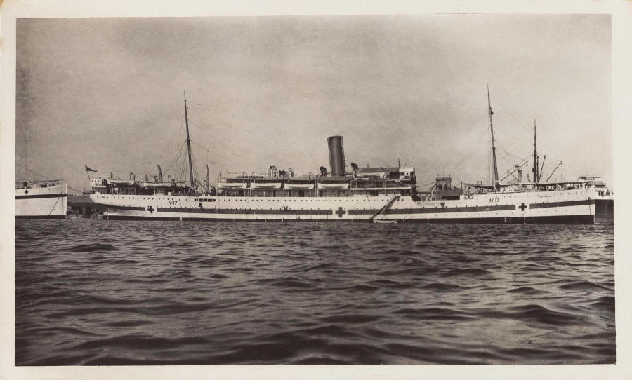 The First World War hospital ship Dongola
