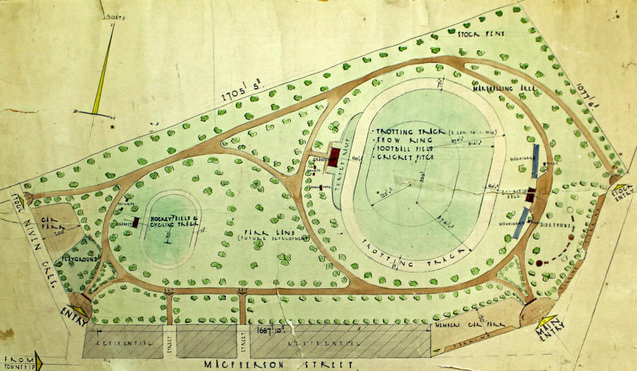Plans for New Recreation Reserve in Carnamah in 1958