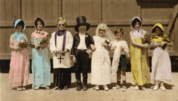 Children in Fancy Dress at Coorow in the 1930s