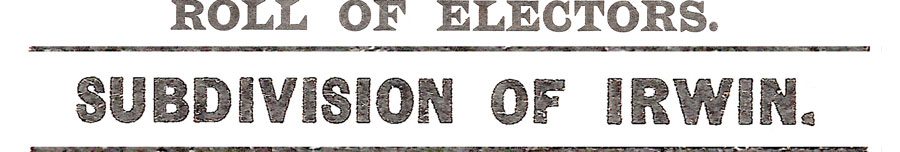 Electoral Rolls
