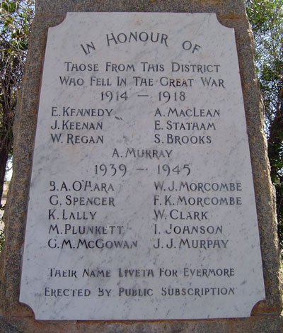 Carnamah War Memorial