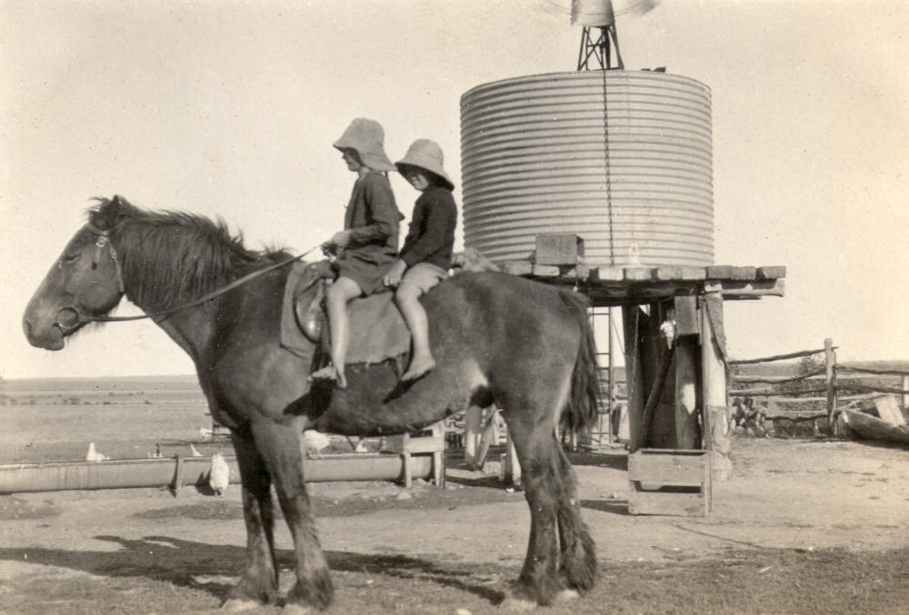Children on Horse for School